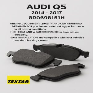 لنت ترمز جلو آئودی Q5 سالهای 2014 تا 2017 (تکستار) - 8R0698151H